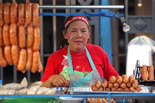 Blockade der Roten in Bangkok 2009