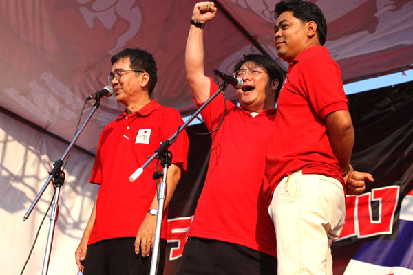 Blockade der Roten in Bangkok 2009