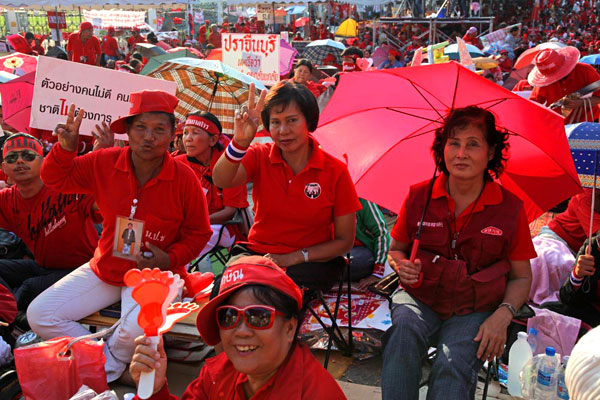 Blockade der Roten in Bangkok 2009