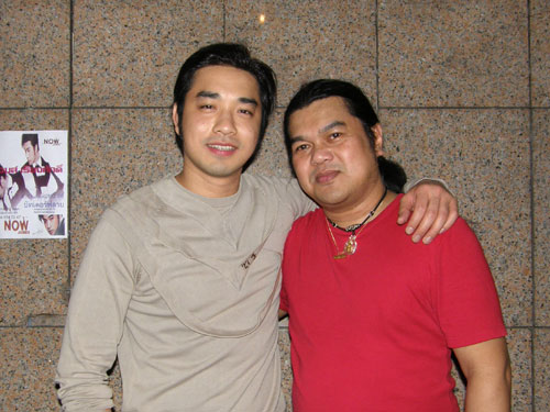 Thaisänger James mit DJ Nong im Butterfly 2009