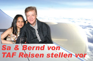 Sa und Bernd vom Reisebüro TAF