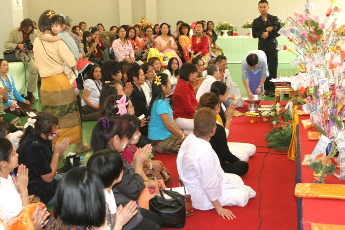 Songkran Fest des Wat Buddhavihara