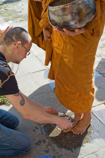 Neujahrsfest, Songkran, im Meditationscenter Wat Sanghathan Berlin