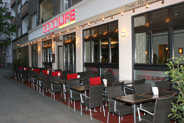 Terrasse im GoodLife Restaurant