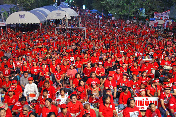 Demo der Rothemden in Bangkok