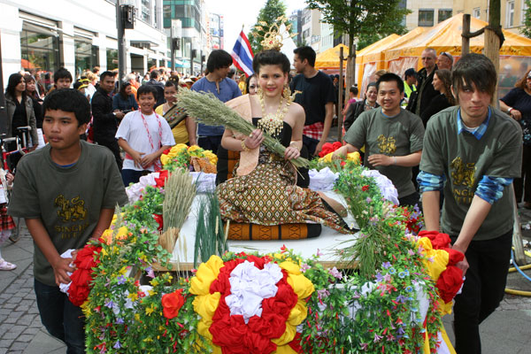 Die Reis-Königin auf dem Singha Asien Kulturfest 2009