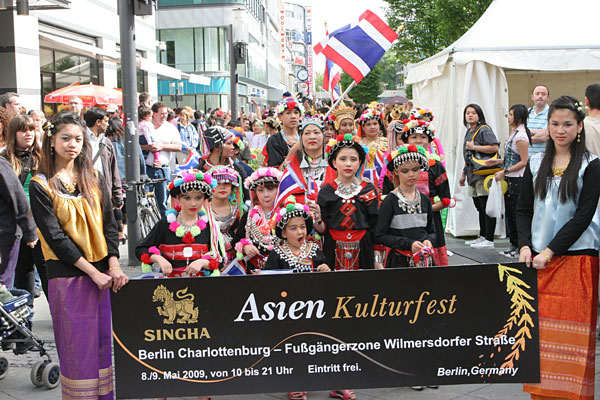 Umzug auf dem Singha Asien Kulturfest 2009