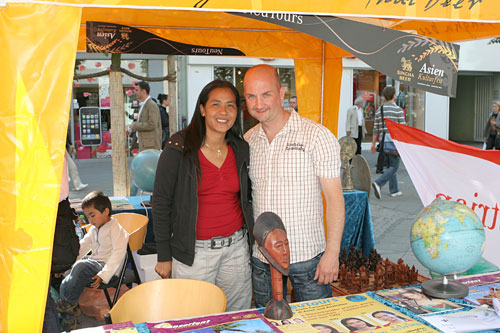 Noky und Marcus vom Reisebüro NeuTours