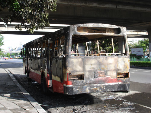 Ein Opfer der Proteste