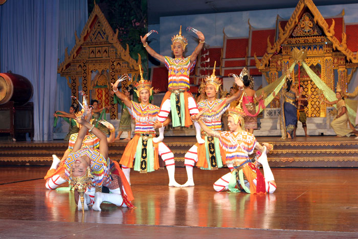 Tanzshow im Nong Nooch Park