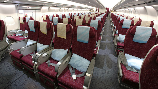 Die Economy Class der QATAR Airways