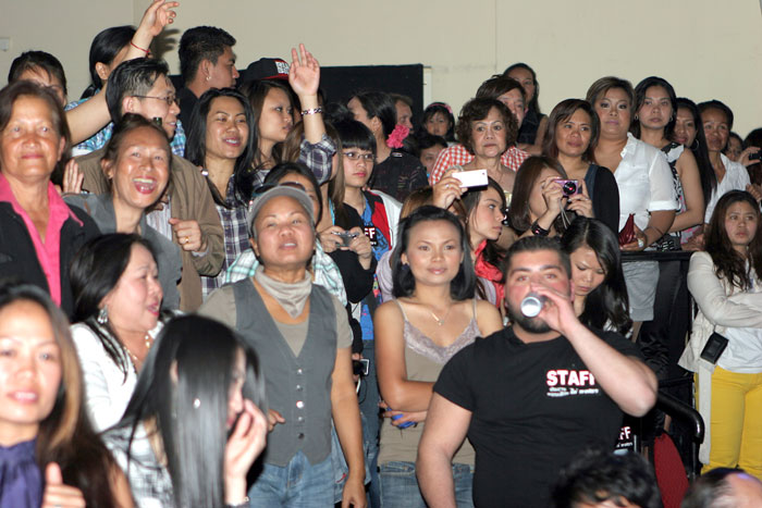 Das Publikum ist begeistert