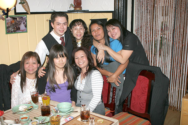 Geburtstags-Runde für Thaifrau Wattana