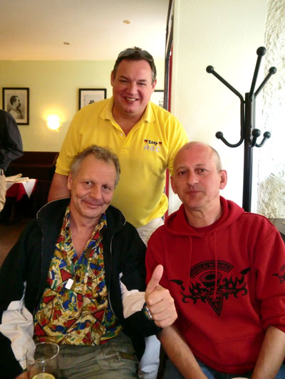 Winny, Wolfgang Payer und ich