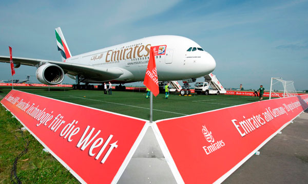Die Emirates auf der Berliner ILA 2010