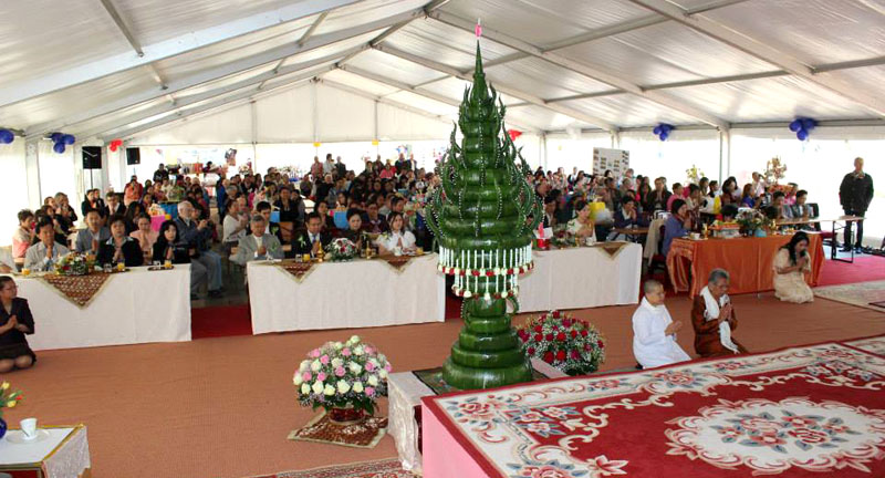 Festzelt im Wat Buddhavihara