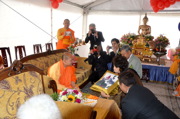 der Abt des Wat Buddhavihara