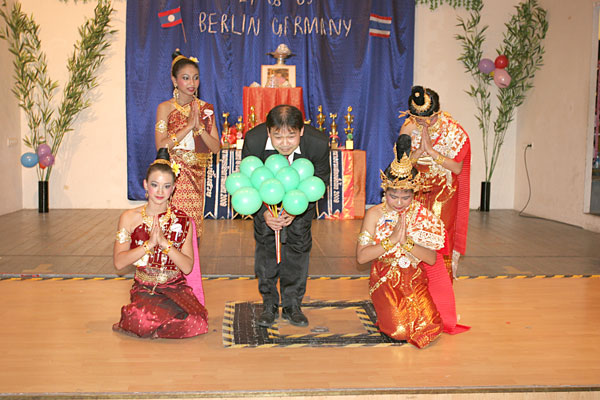 Der Veranstalter des Festes bedankt sich