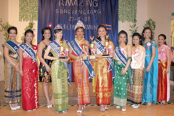 Die drei Erstplatzierten in der Garde der Schönen