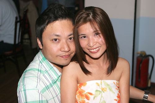 Schönes Thai-Thai-Paar im Berliner Butterfly, 2009