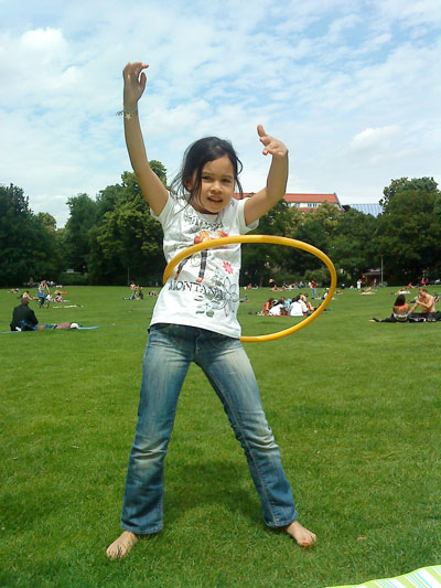 Jessica im Berliner Thai-Park, 2009