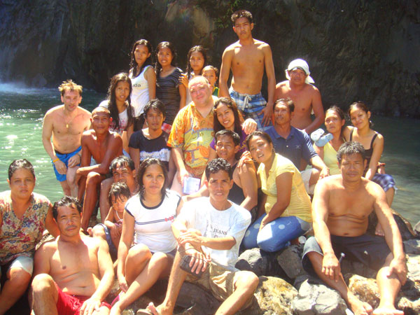 Micha Weber mit seiner Rogielyn mitten im Leben