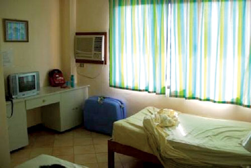 Bescheidene Unterkunft