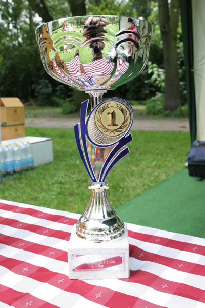 der Pokal für den Sieger