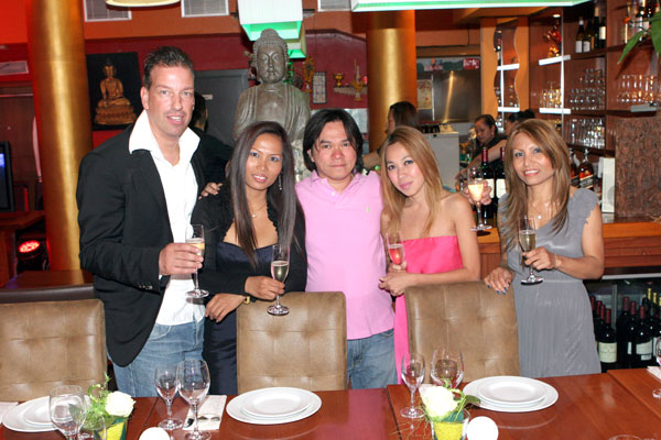 Feier im Moonthai Restaurant in Berlin