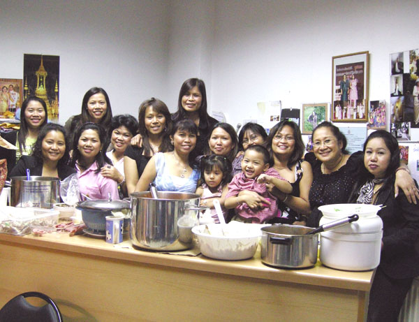 kleine Thai Party bei Deo