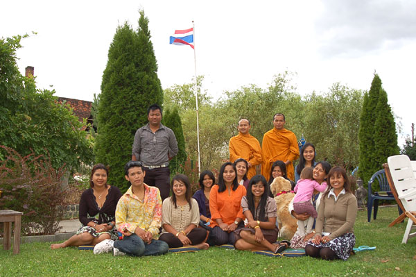 die Thai-Mönche in Leipzig 2008
