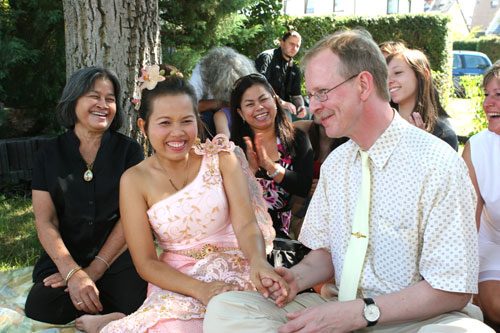 glückliches Thai-Farang-Paar 2008