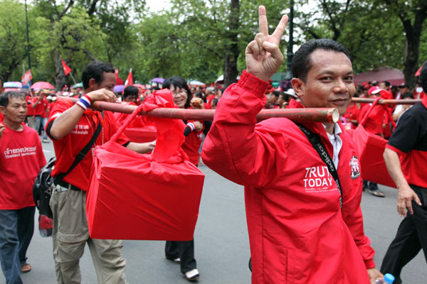 So wurden die Blätter der Petition zum Übergabeort transportiert