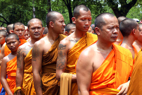 UDD-Demo der Rothemden in Bangkok am 17.8.2009