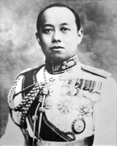 König Vajiravudh - Rama VI. kurz vor seinem frühen Tod 1927