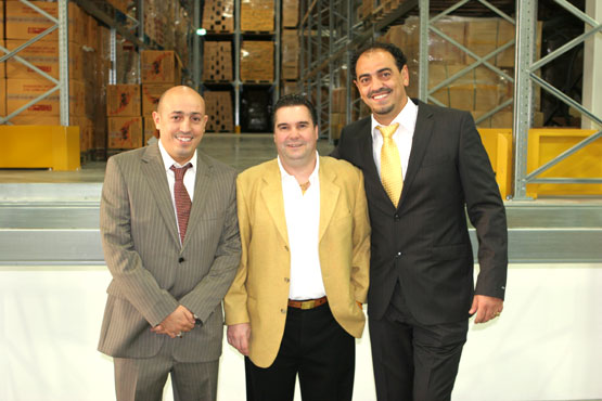 Thomas Zimmermann mit den Chefs 2008