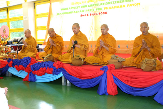 Die Möche bei der Zeremonie 2008