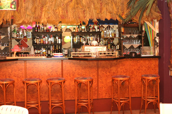 am Tresen der Green Mango Bar 2008
