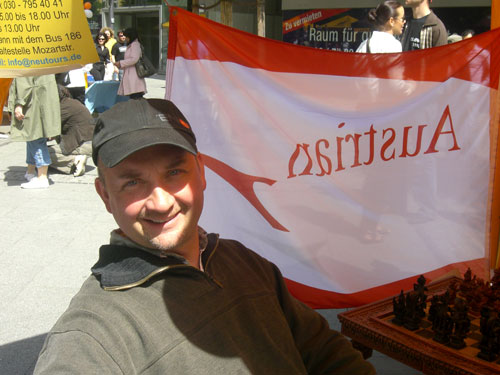 Markus Neumann hält seiner Noky den Rücken frei.