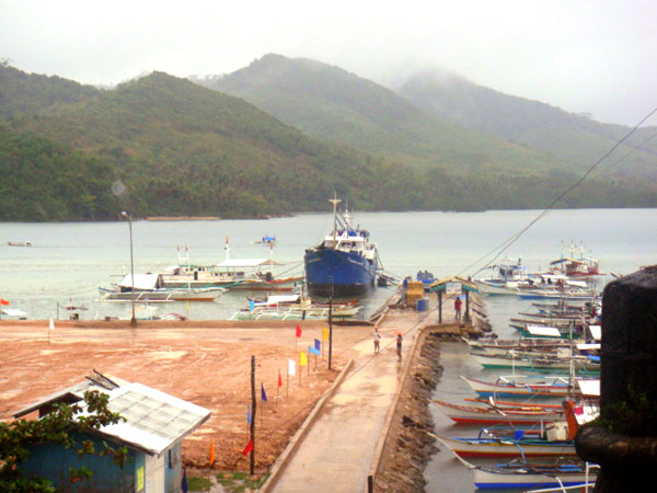 So ist der Blick vom Fort Fuerza de Santa Isabel auf den Hafen.