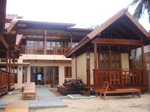 In diesem Haus in El Nido hatten wir 4 Tage eine schöne Unterkunft.