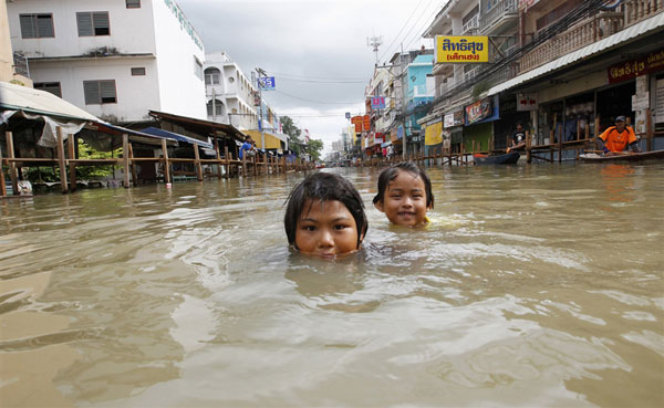 Hochwasser in Thailand