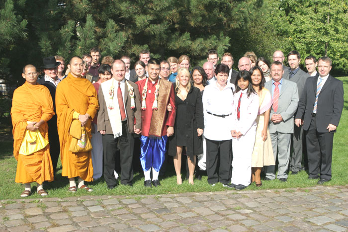 die ganze Hochzeitsgesellschaft 2008