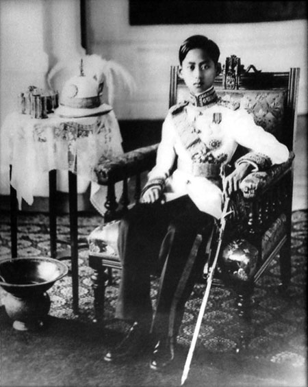 Der junge Ananda Mahidol