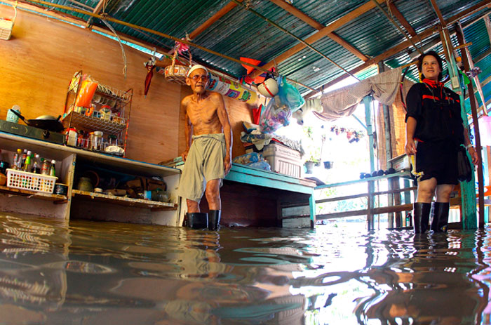 Flut in Thailand 2010