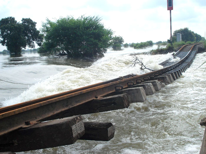 Flut in Thailand 2010