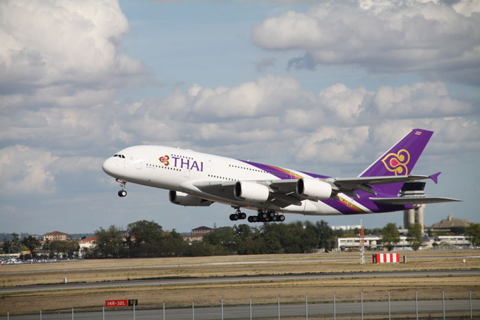 Airbus A 380 der THAI Airways