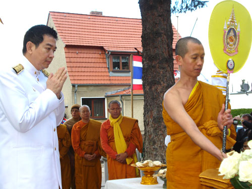 Zeremonie im Wat Buddharama 2008
