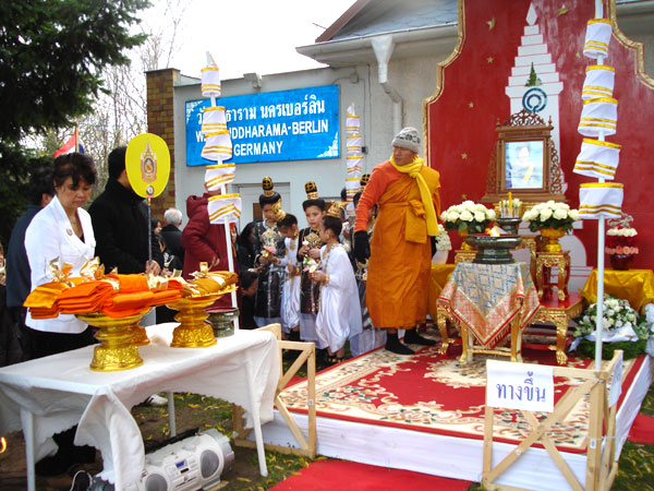Wat Buddharama Zeremonie 2008