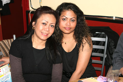 Nancy mit Helmuts neuer Frau.